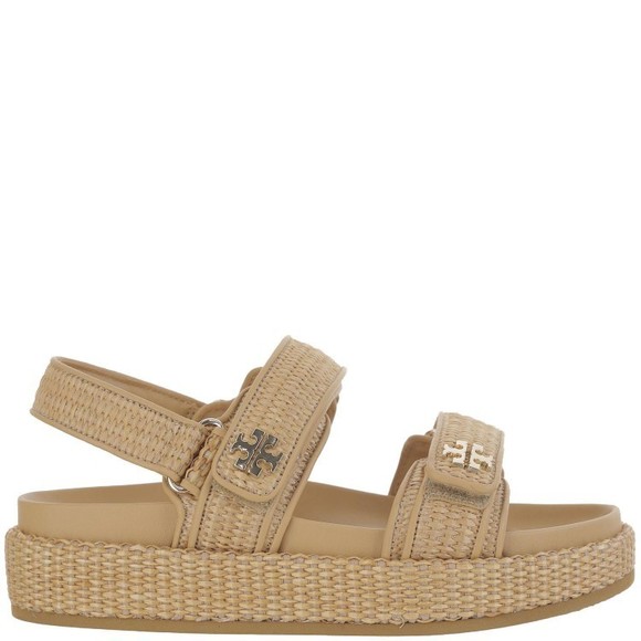 Tory Burch Shoes - Tory Burch Kira Raffia Sandals - NWT